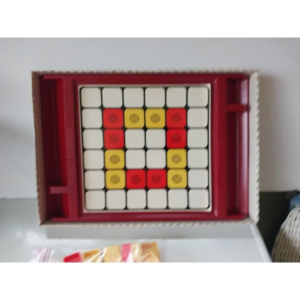 CHINESE CHESS - Vintage 1981 Gabriel Board Game - Complete Game 8+